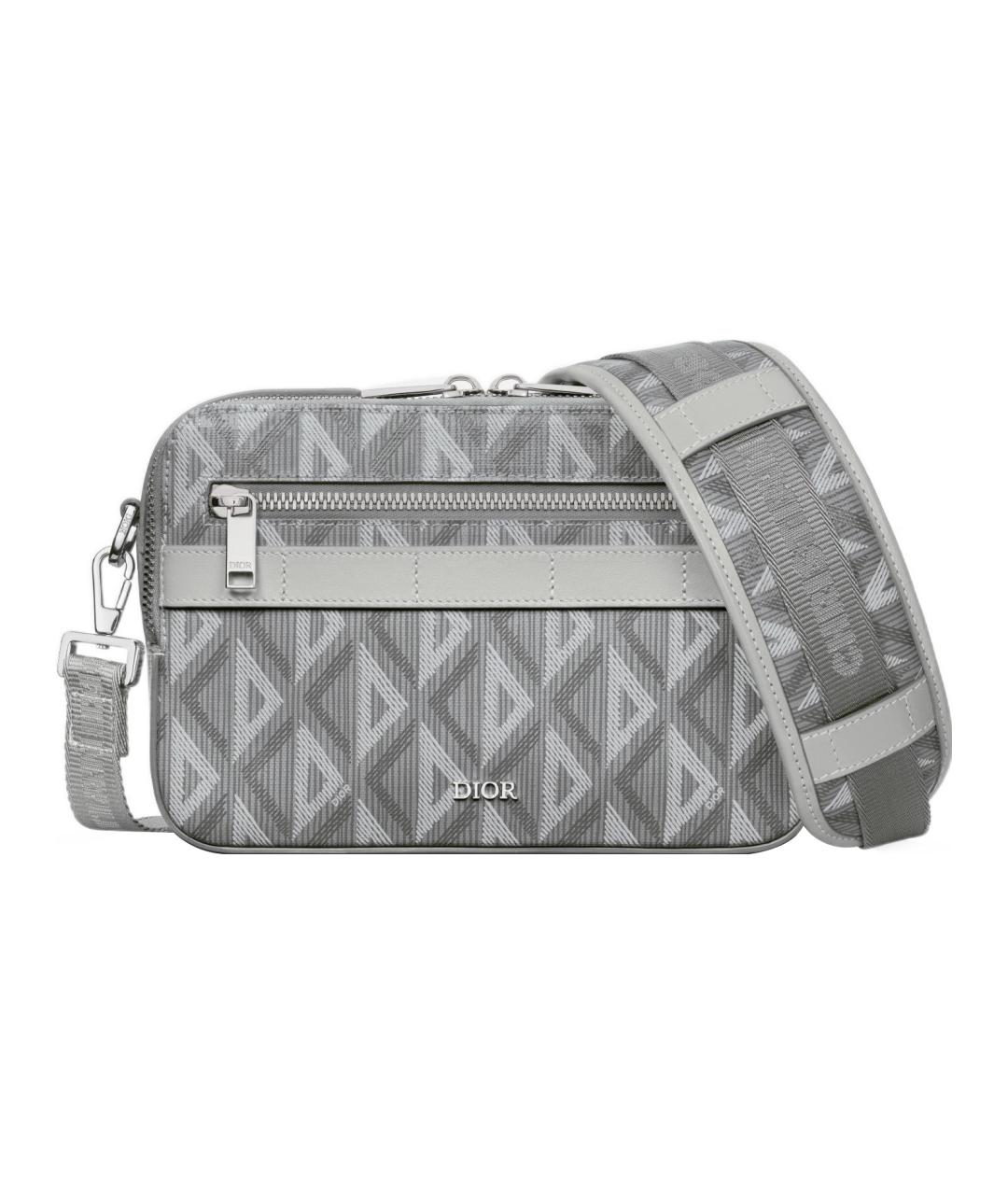 CHRISTIAN DIOR Серая сумка на плечо, фото 1