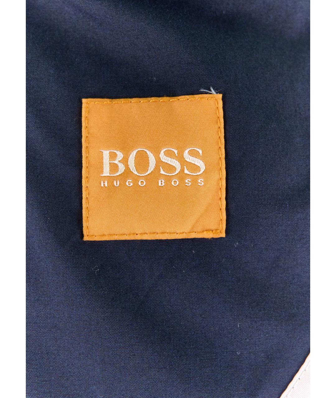 HUGO BOSS Синий хлопковый пиджак, фото 5