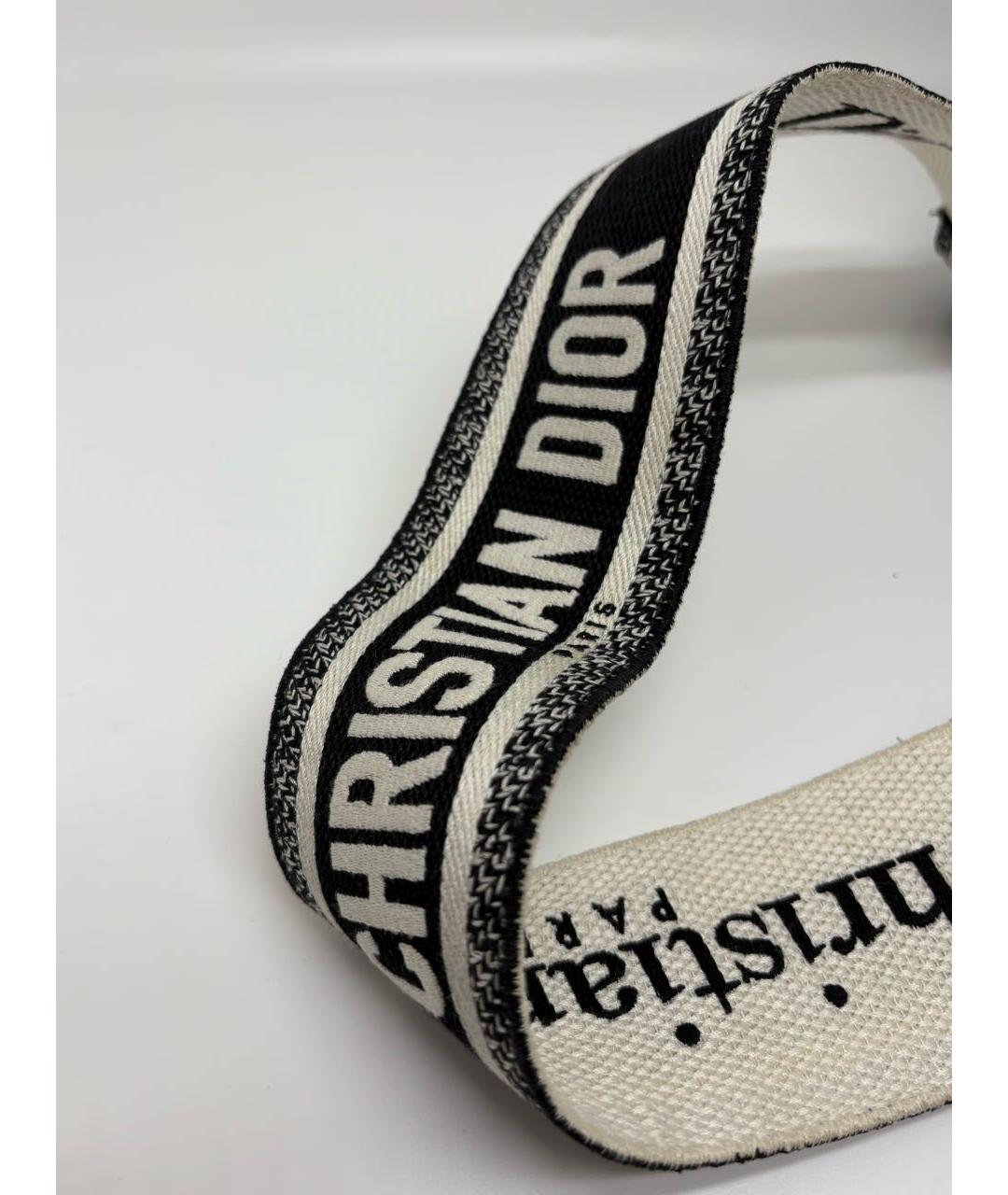 CHRISTIAN DIOR Черная кожаная сумка с короткими ручками, фото 5