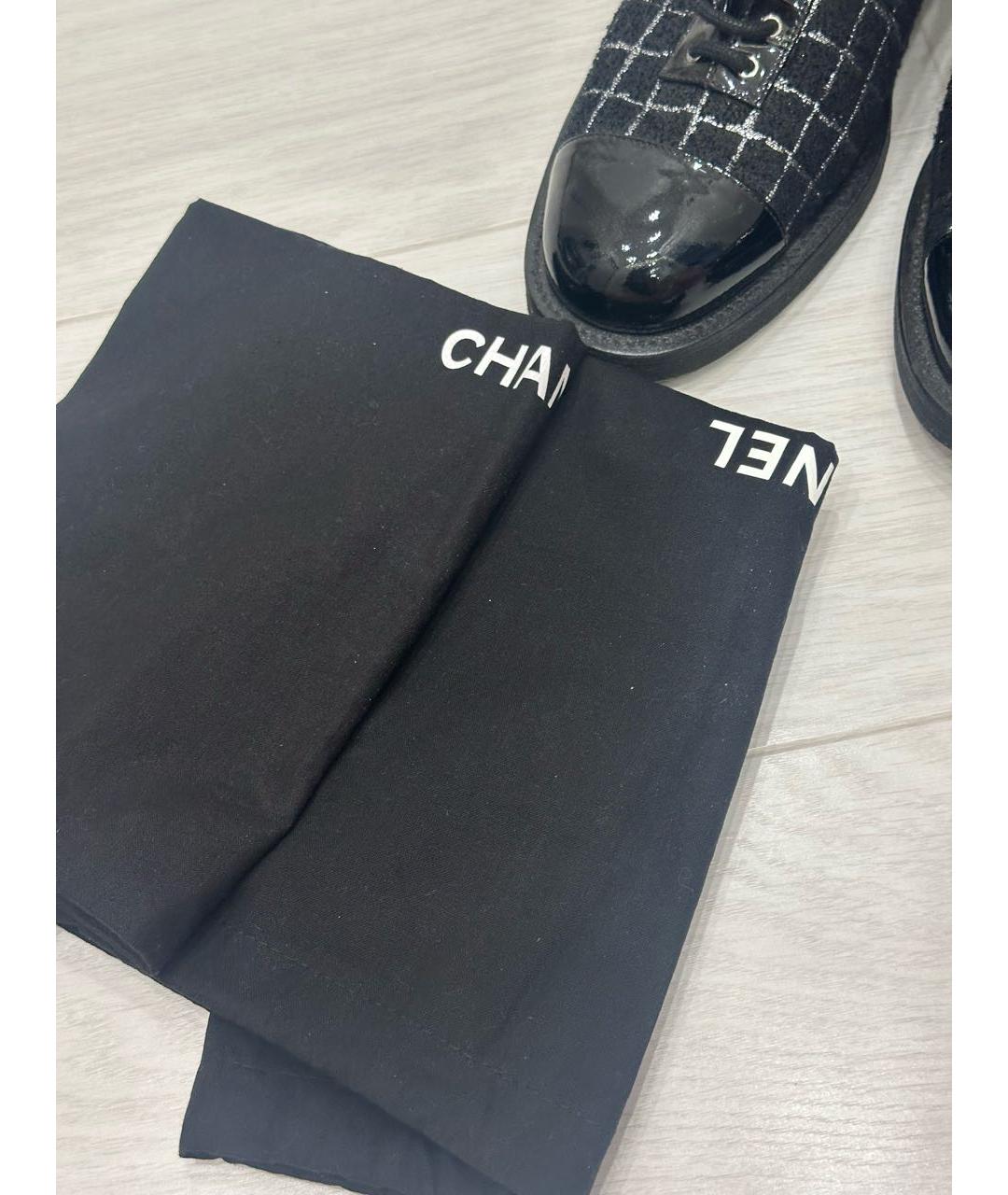 CHANEL Черные ботинки, фото 8