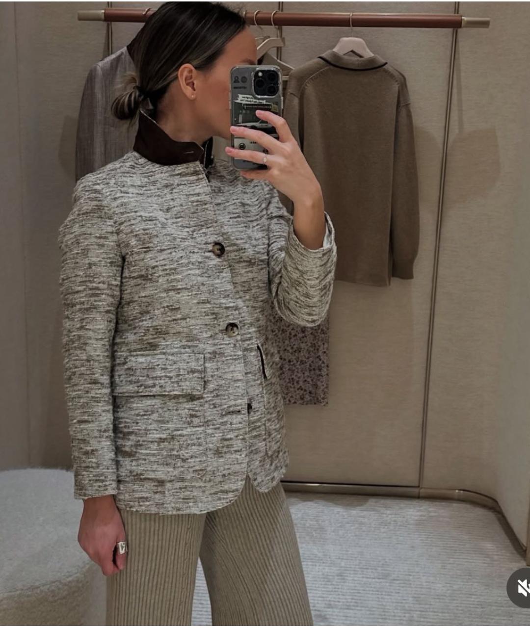 LORO PIANA Коричневая хлопковая куртка, фото 7