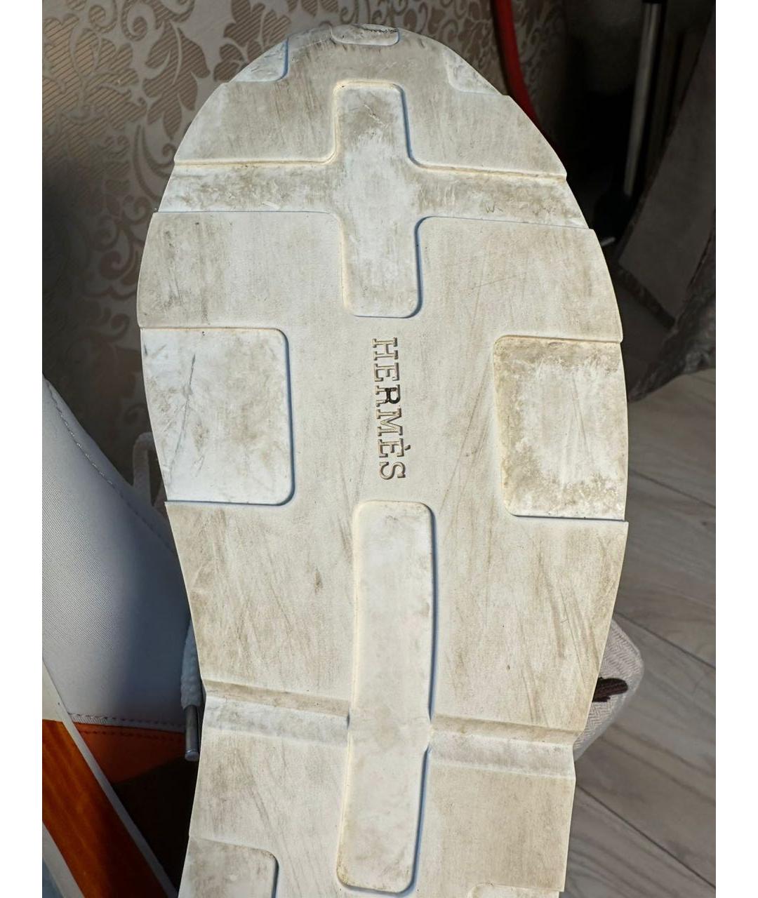 HERMES Кожаные кроссовки, фото 6
