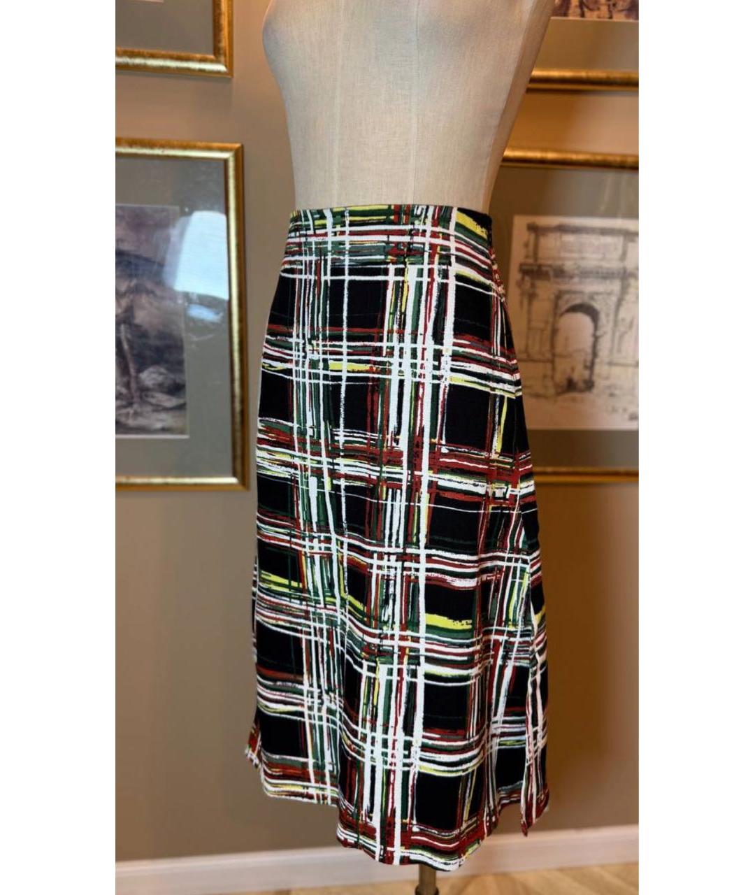 MARNI Шелковая юбка миди, фото 8