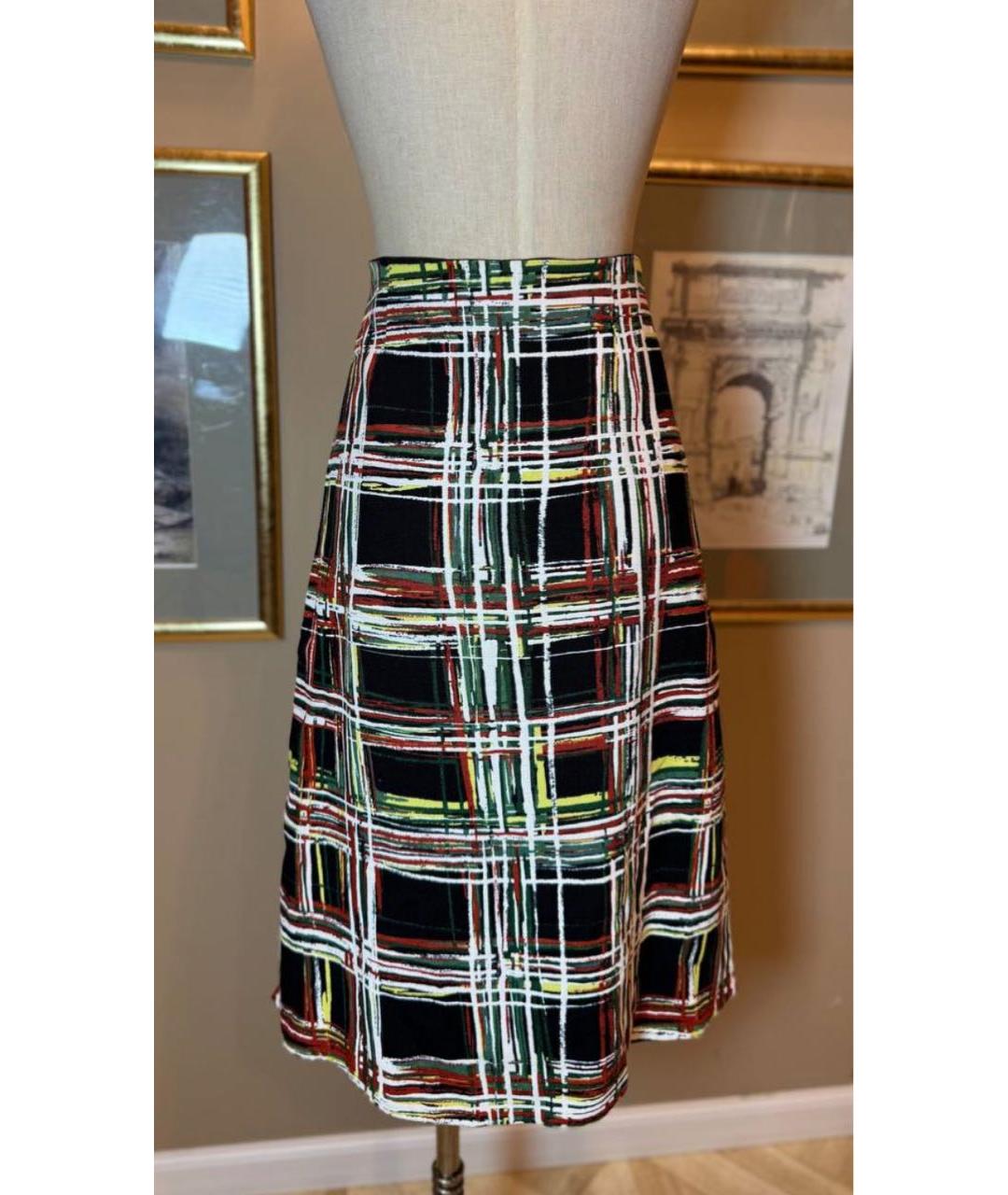 MARNI Шелковая юбка миди, фото 2