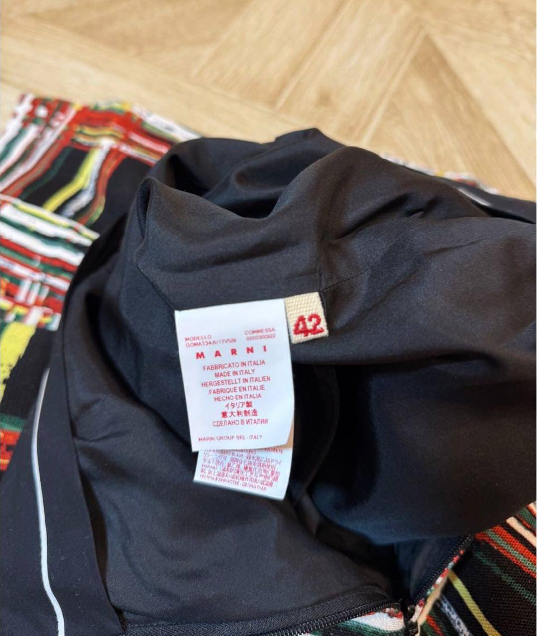 MARNI Шелковая юбка миди, фото 3