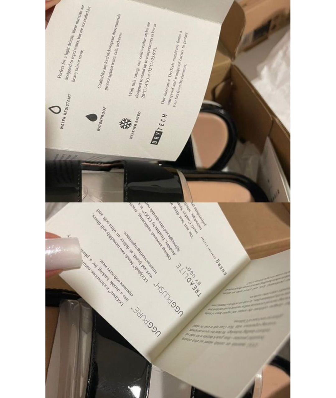 UGG AUSTRALIA Черные сандалии, фото 8