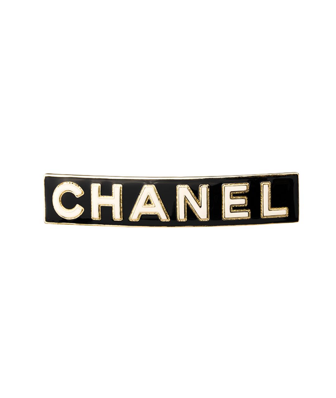 CHANEL Черная заколка, фото 1