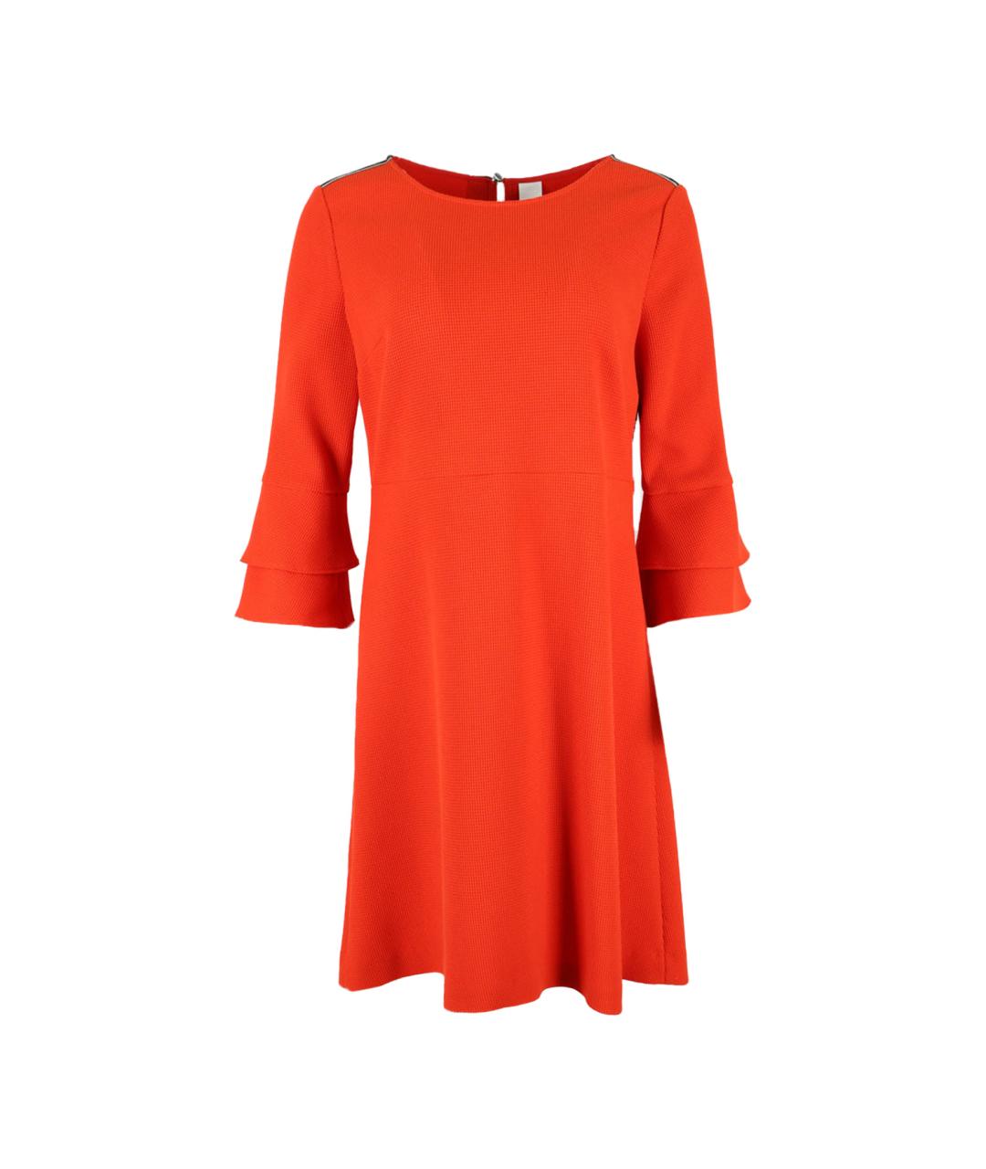 HUGO BOSS Красное полиэстеровое повседневное платье, фото 1