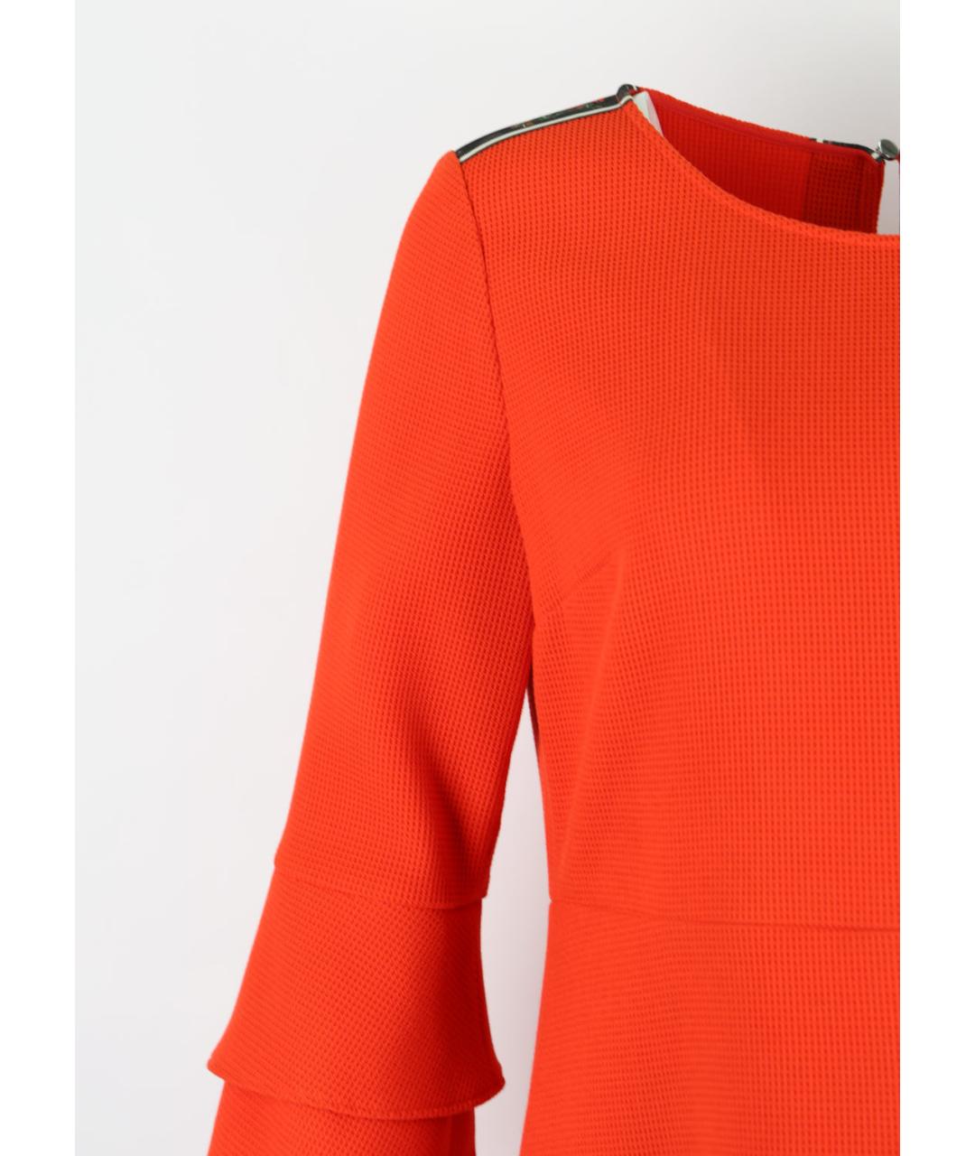 HUGO BOSS Красное полиэстеровое повседневное платье, фото 5