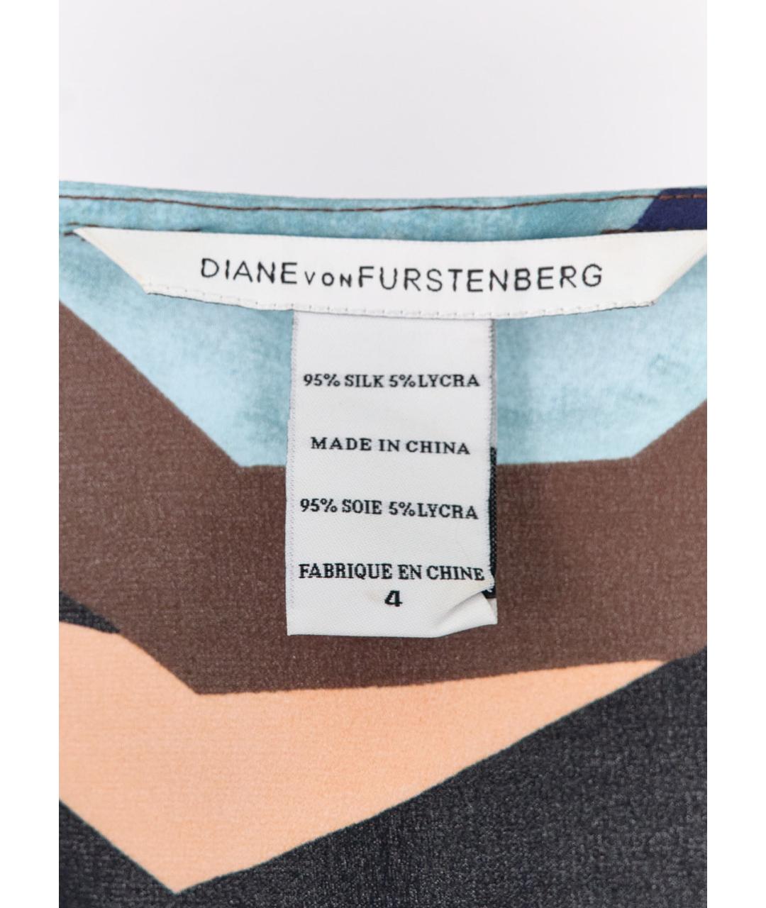 DIANE VON FURSTENBERG Красное шелковое повседневное платье, фото 3