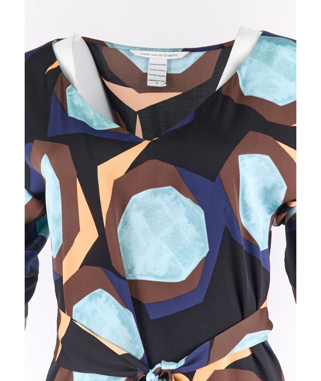 DIANE VON FURSTENBERG Красное шелковое повседневное платье, фото 4