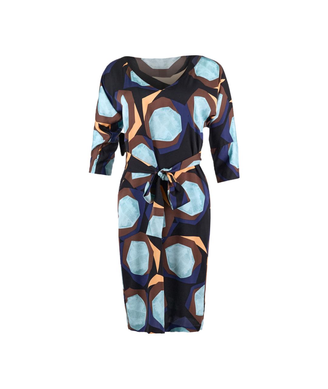 DIANE VON FURSTENBERG Красное шелковое повседневное платье, фото 1