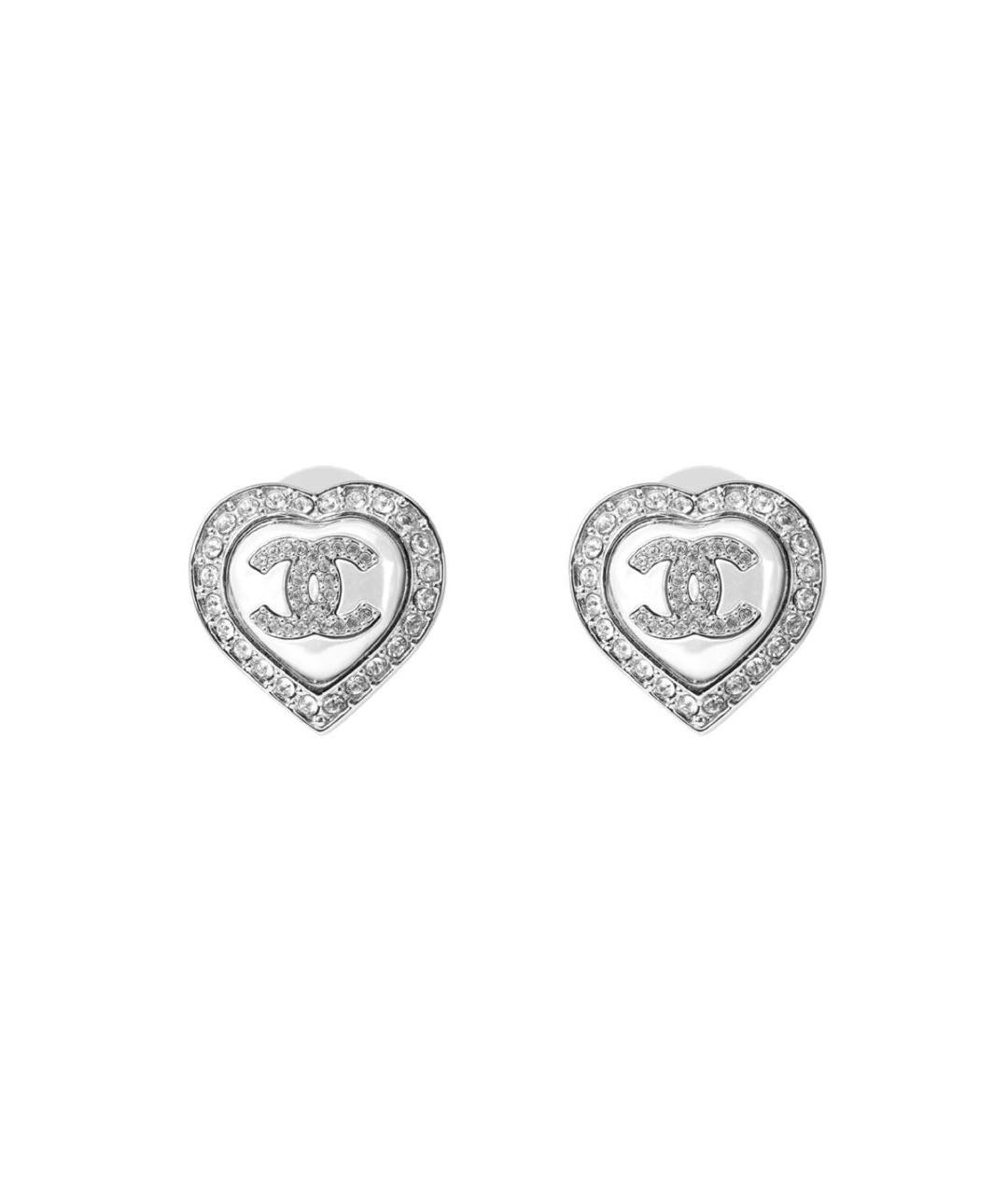 CHANEL Серебряные латунные серьги, фото 1