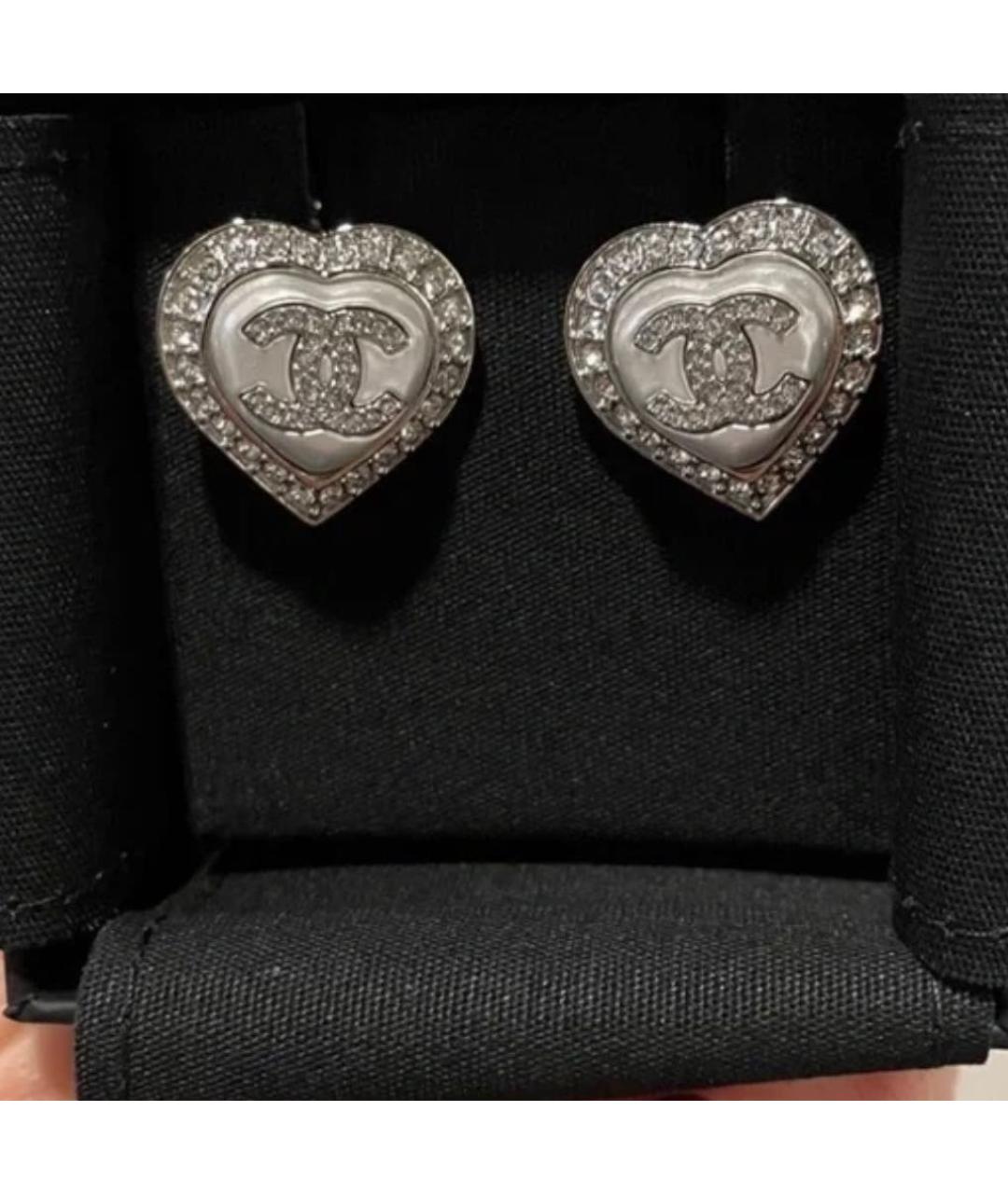CHANEL Серебряные латунные серьги, фото 4
