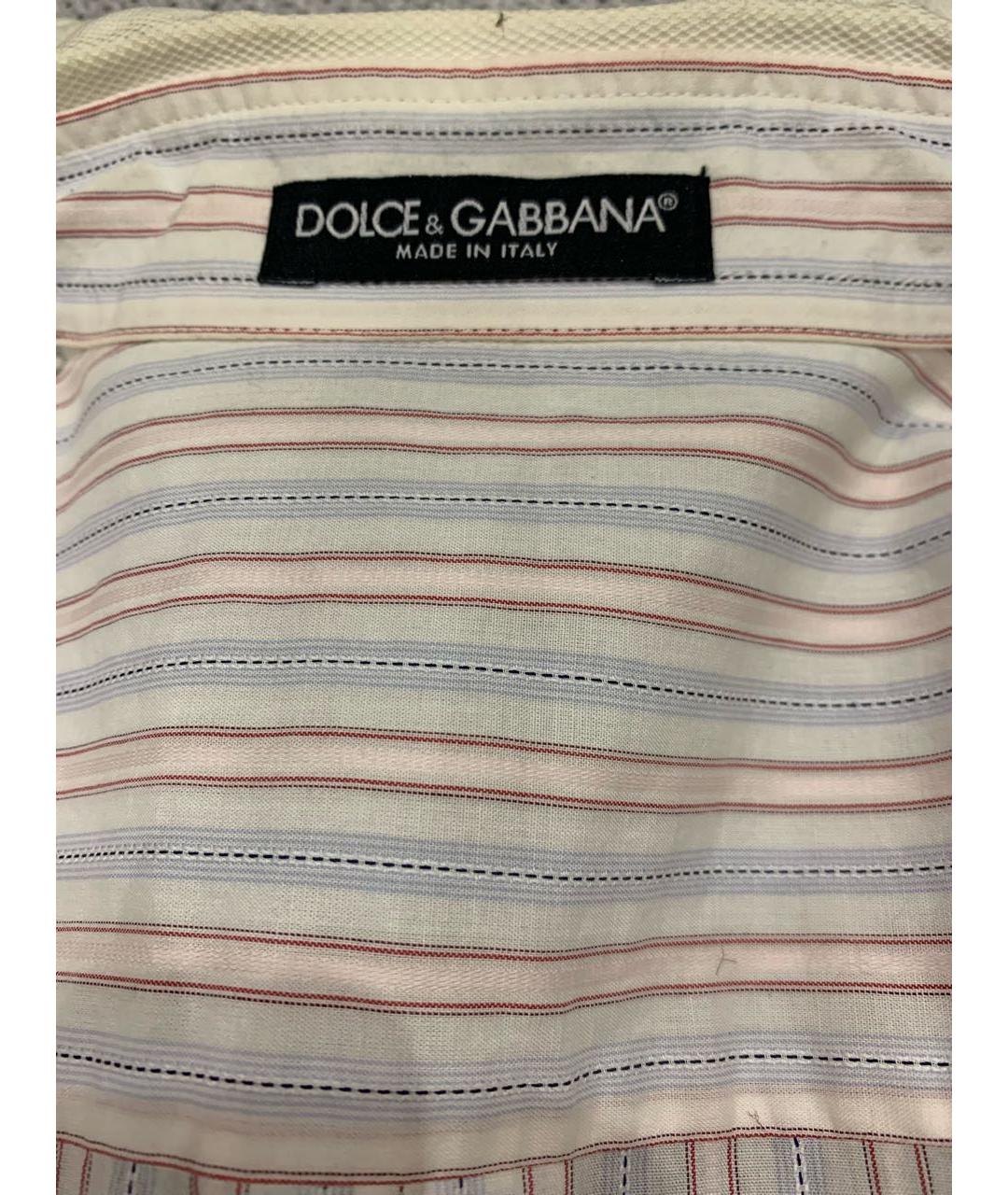 DOLCE&GABBANA Хлопковая рубашка, фото 3
