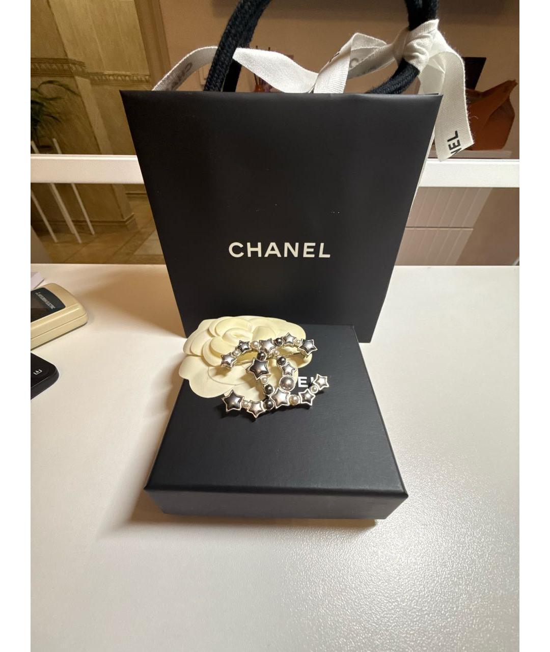 CHANEL Серебряная булавка / брошь, фото 4