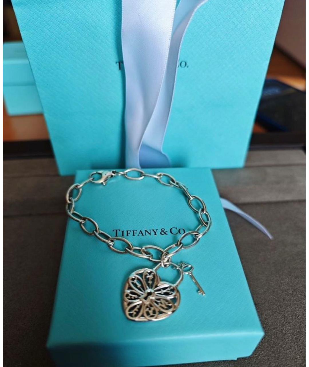 TIFFANY&CO Серебрянный серебряный браслет, фото 4