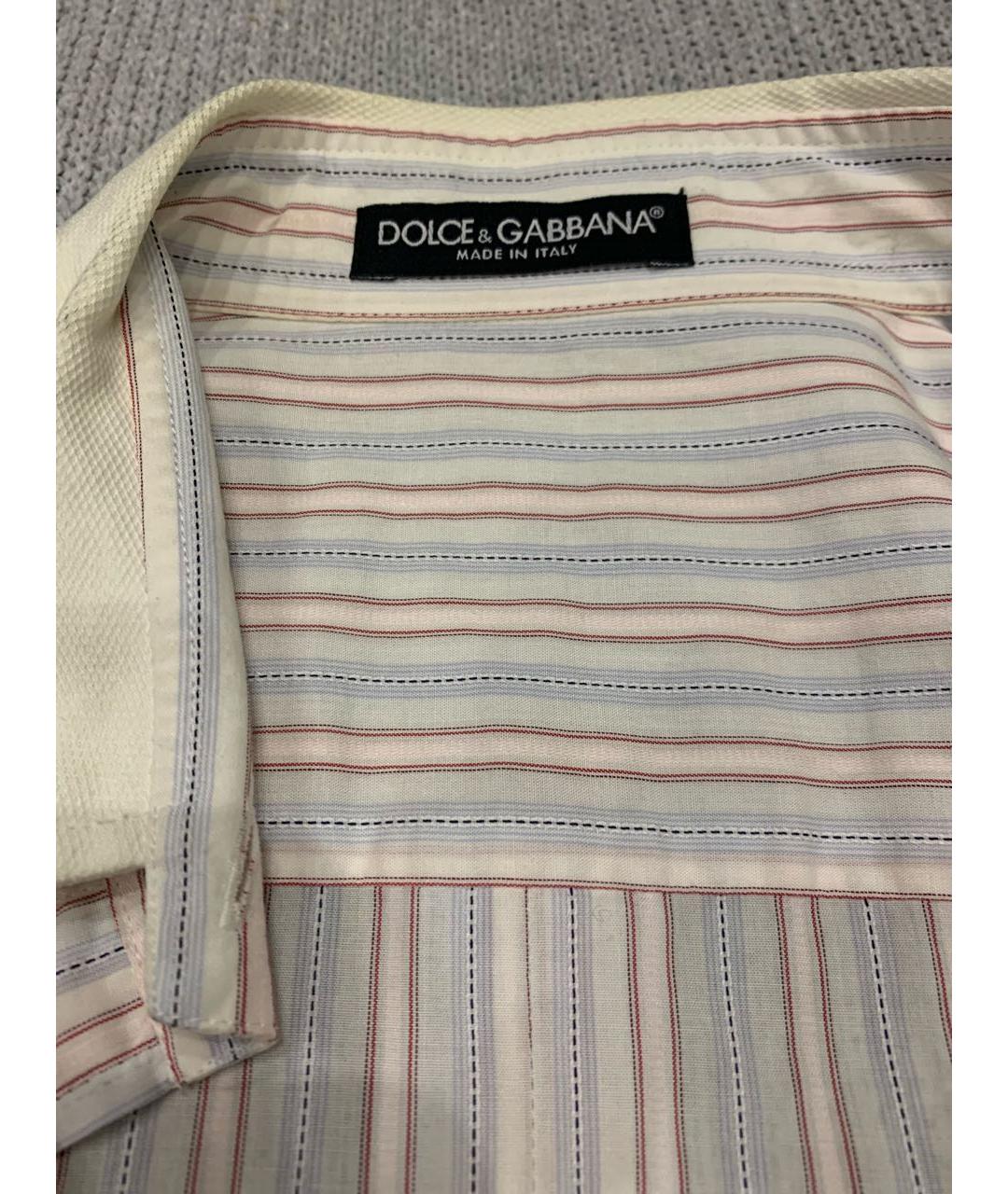 DOLCE&GABBANA Хлопковая рубашка, фото 3