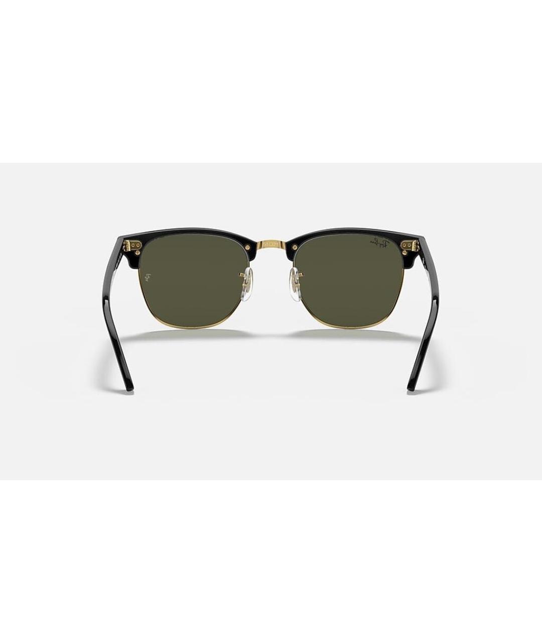 RAY BAN Черные пластиковые солнцезащитные очки, фото 4