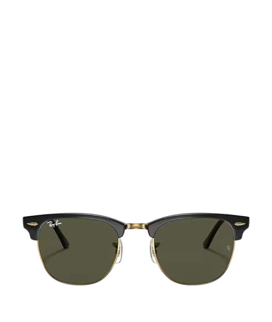 RAY BAN Черные пластиковые солнцезащитные очки, фото 1