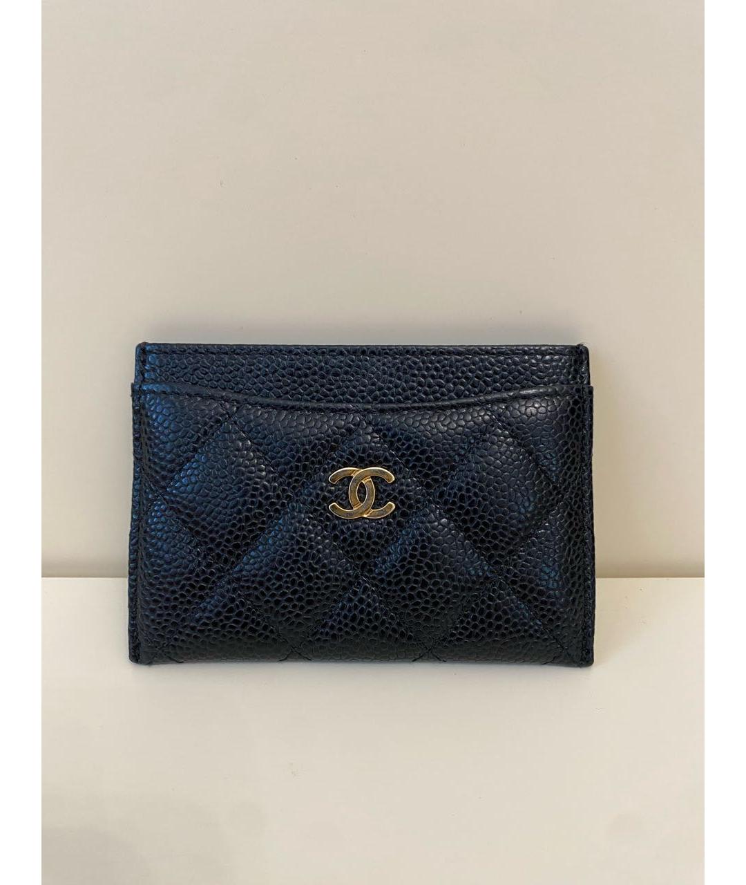 CHANEL Черный кожаный кардхолдер, фото 7