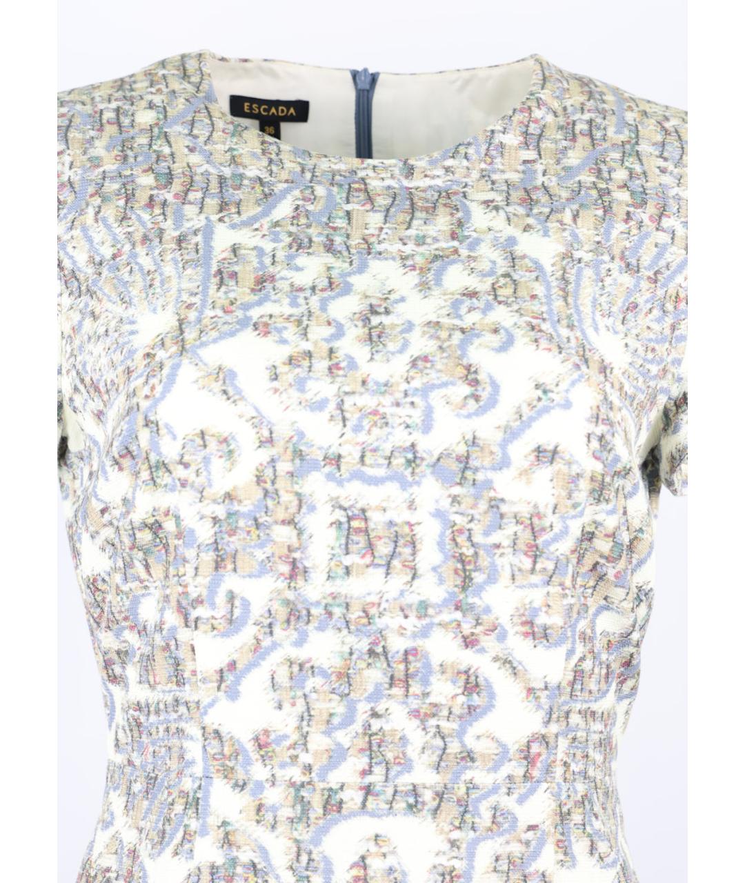 ESCADA Мульти хлопковое повседневное платье, фото 4