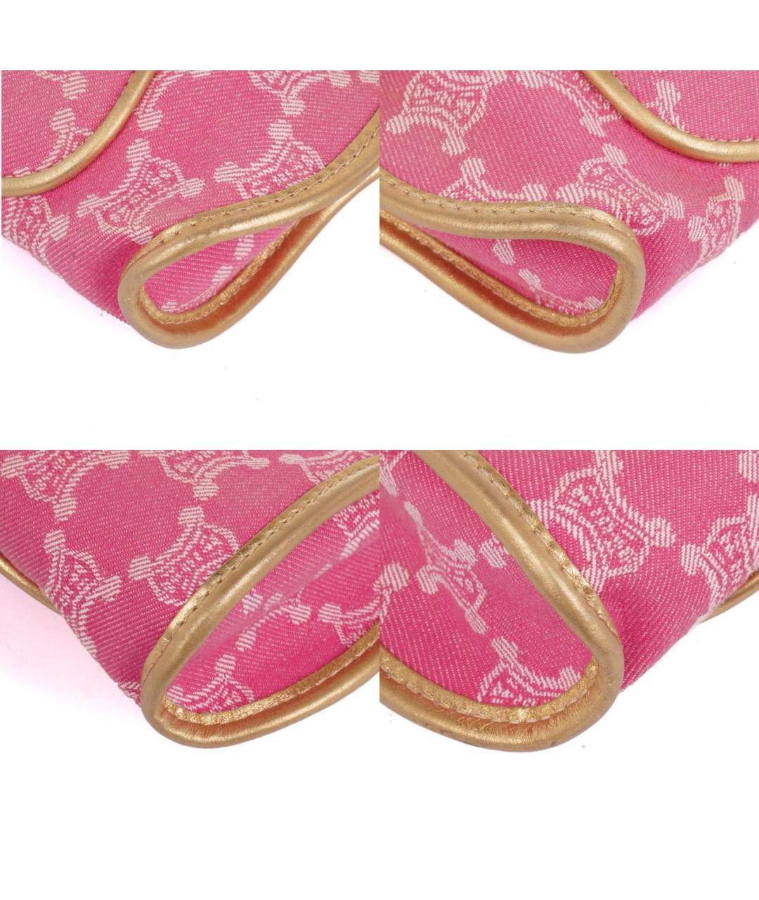 CELINE Розовая деним сумка через плечо, фото 7