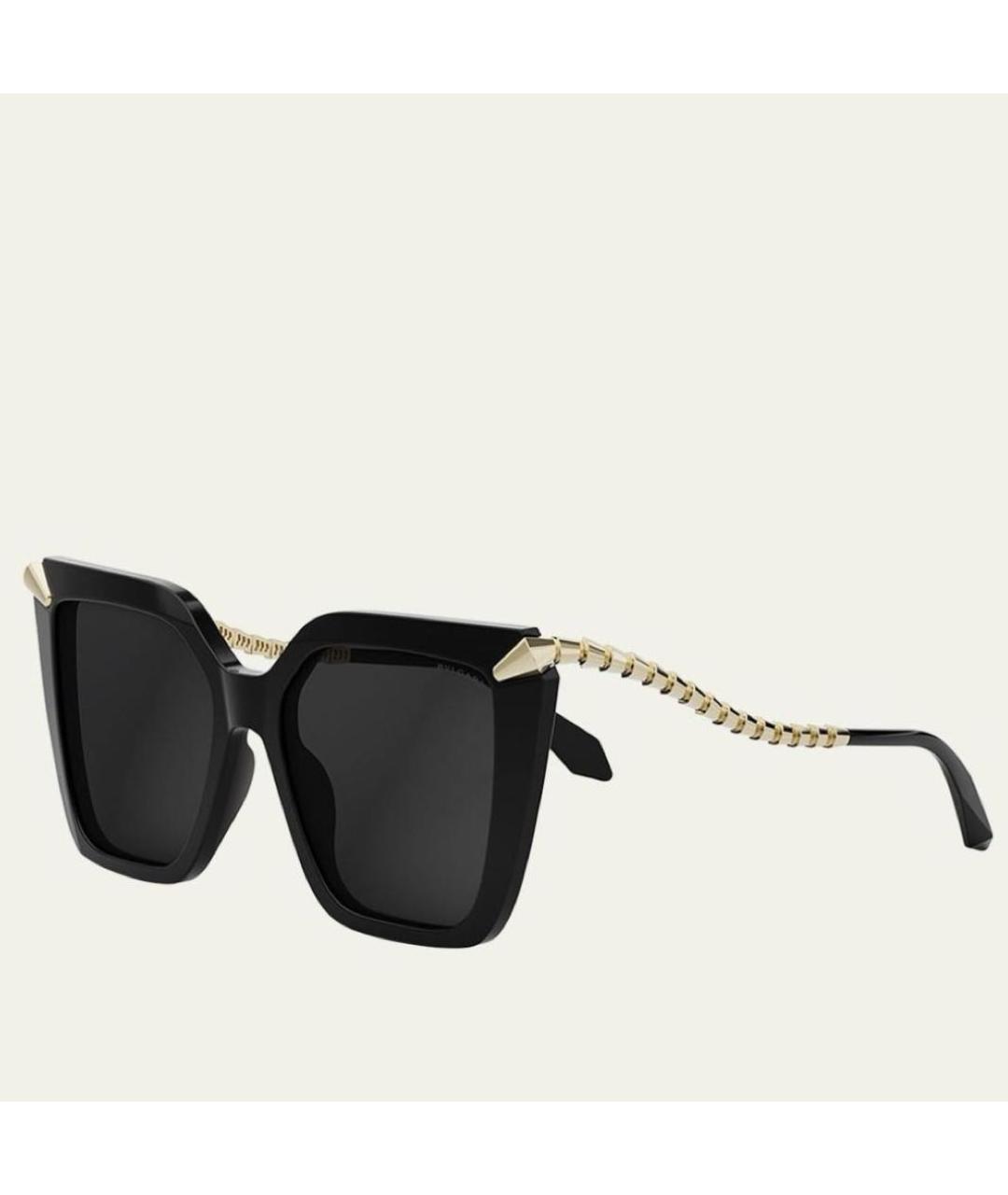 BVLGARI Черные солнцезащитные очки, фото 7