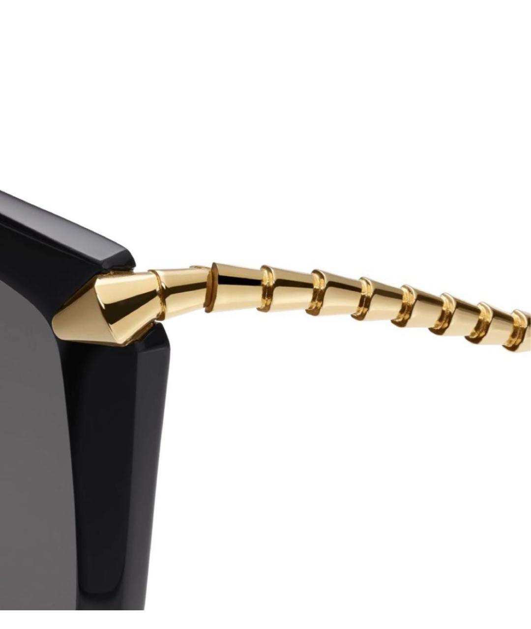 BVLGARI Черные солнцезащитные очки, фото 4