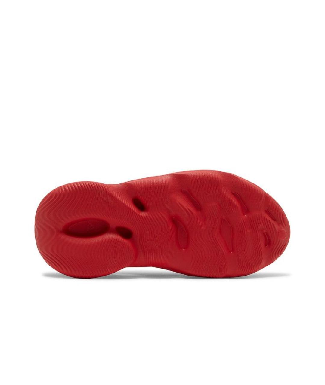 ADIDAS YEEZY Красные шлепанцы, фото 4