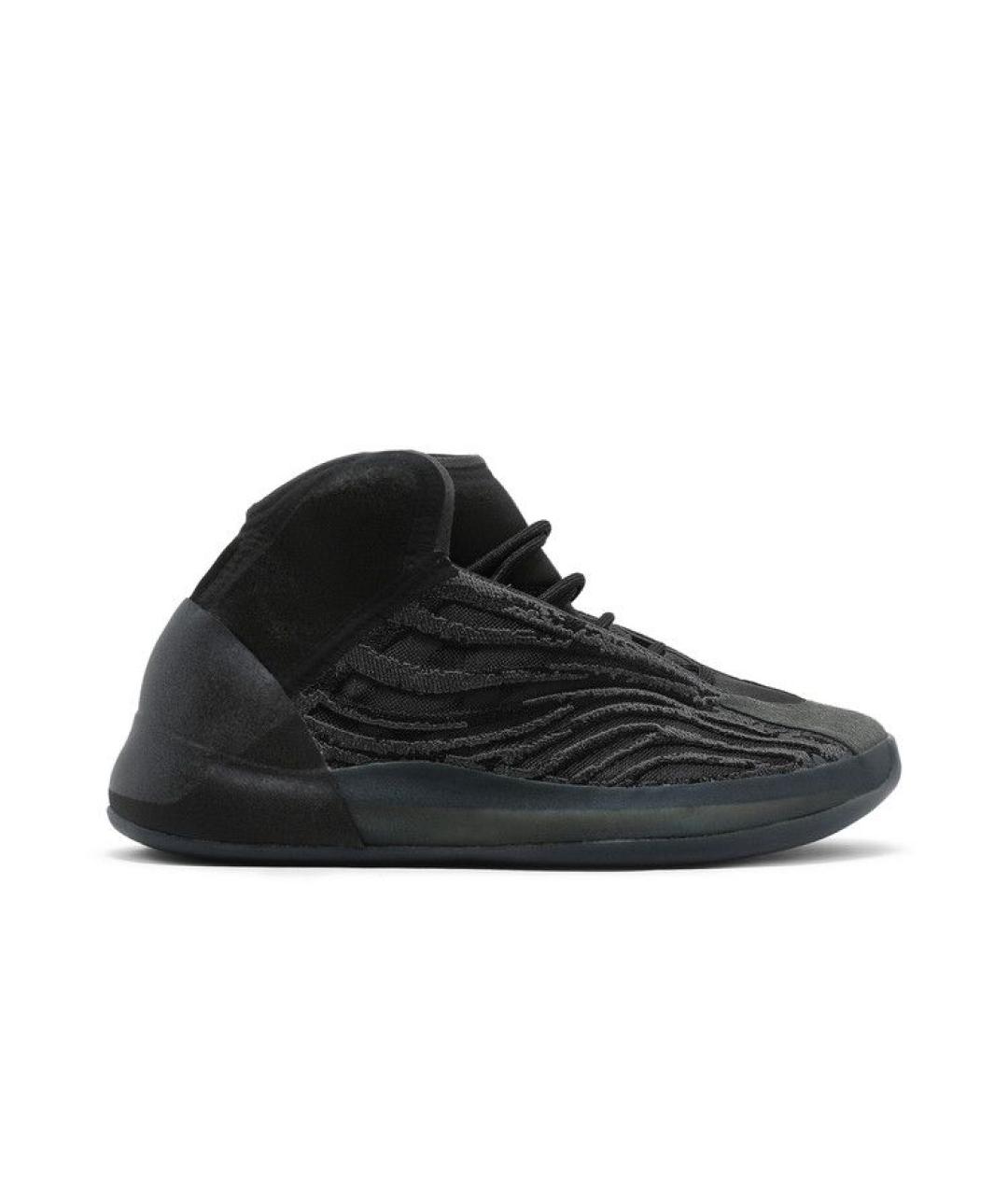 ADIDAS YEEZY Черные высокие кроссовки / кеды, фото 1