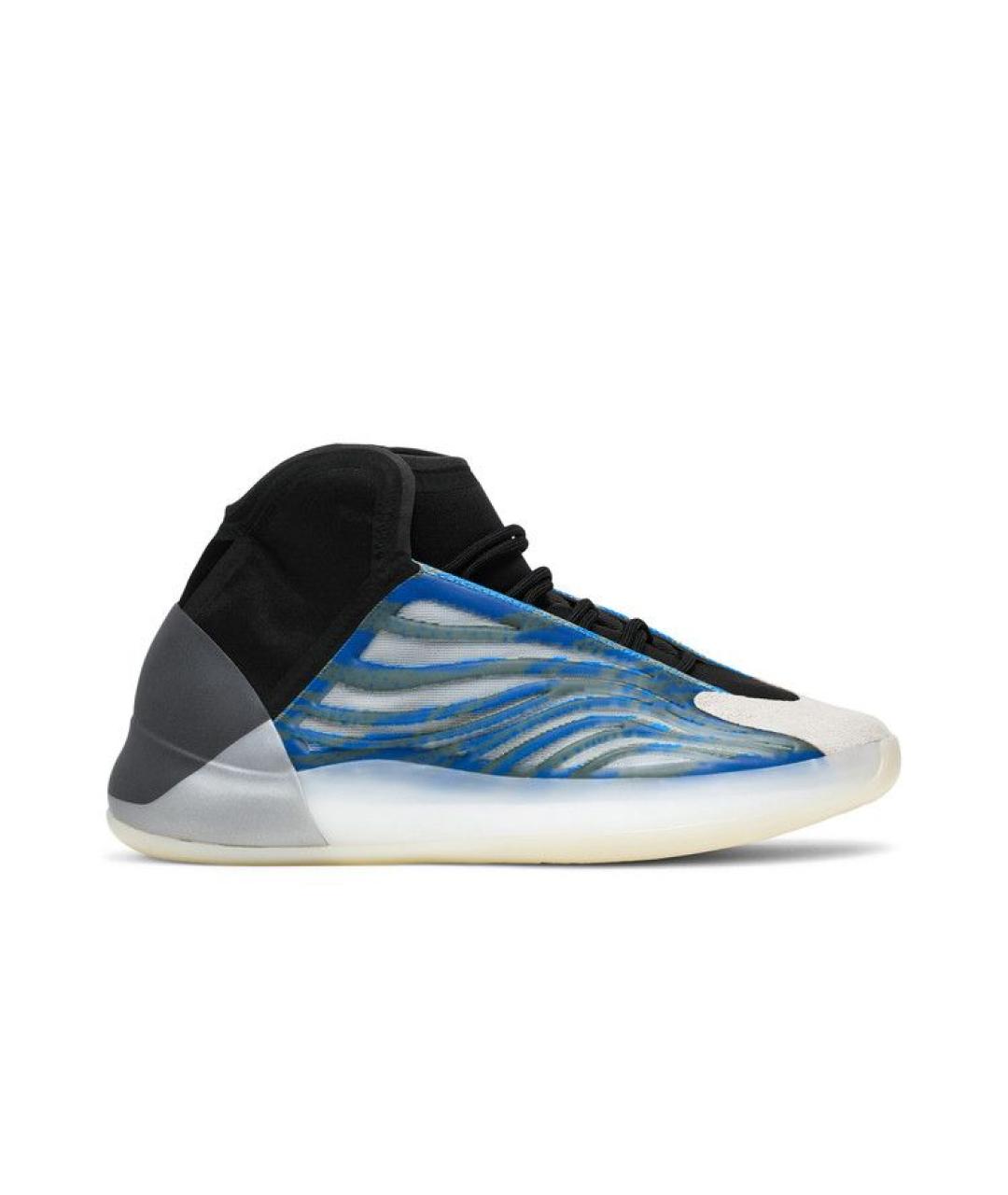 ADIDAS YEEZY Синие высокие кроссовки / кеды, фото 1