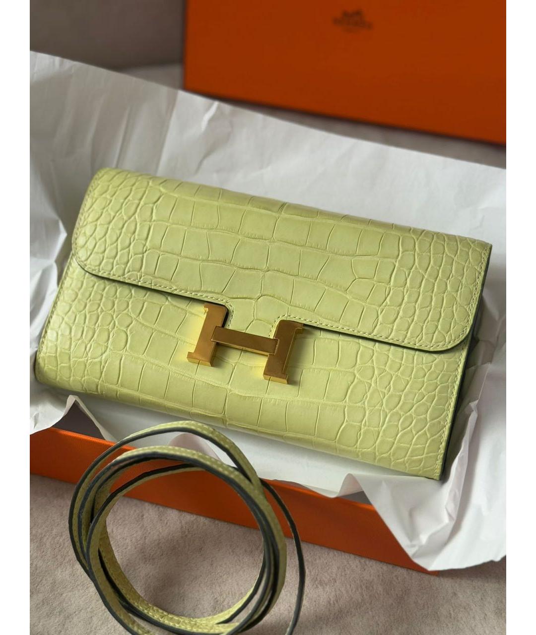 HERMES Сумка через плечо из экзотической кожи, фото 9