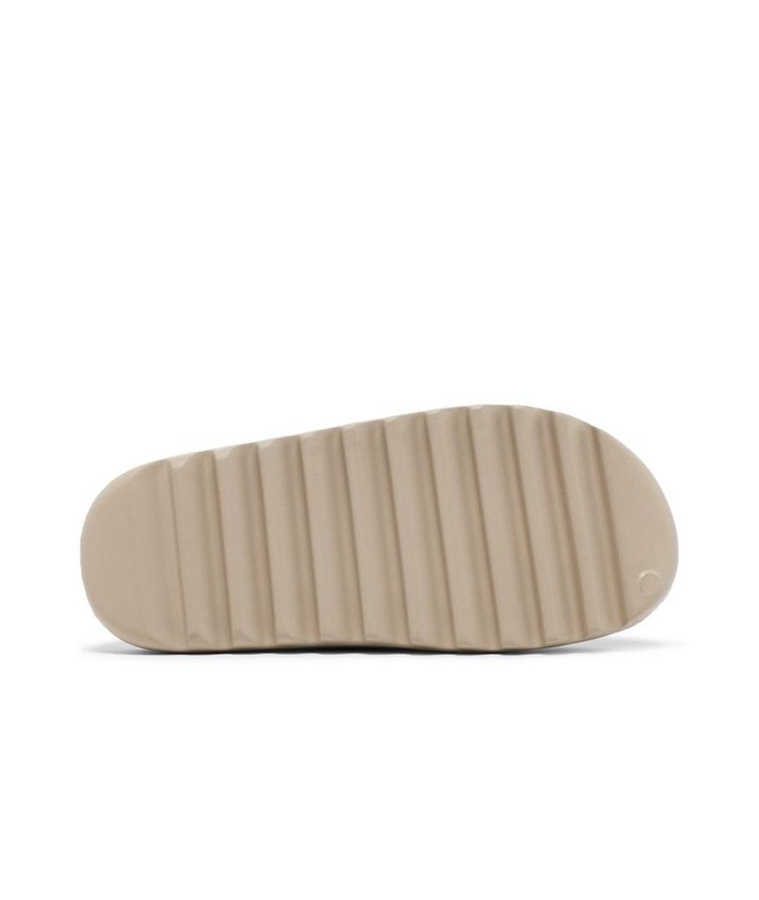 ADIDAS YEEZY Бежевые шлепанцы, фото 4