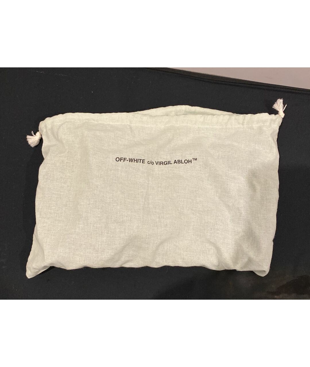 OFF-WHITE Черная синтетическая сумка на плечо, фото 5