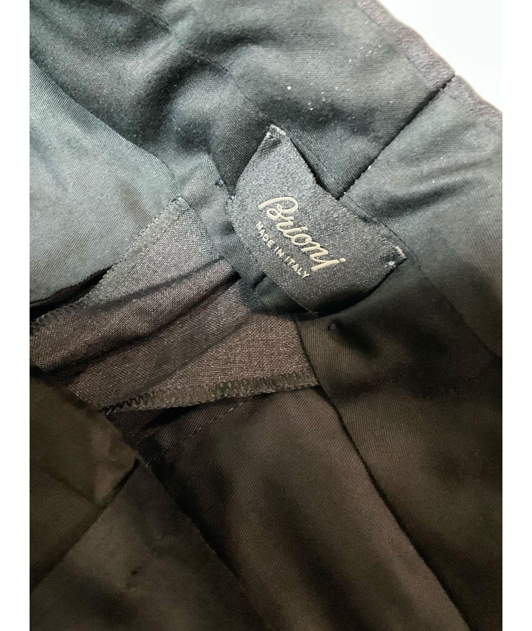 BRIONI Серые шерстяные классические брюки, фото 6