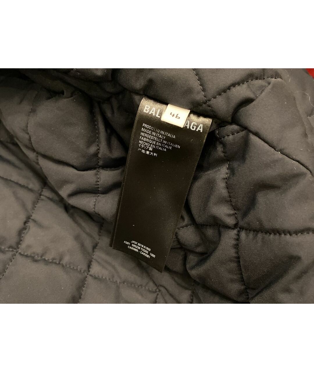 BALENCIAGA Черная полиэстеровая куртка, фото 5