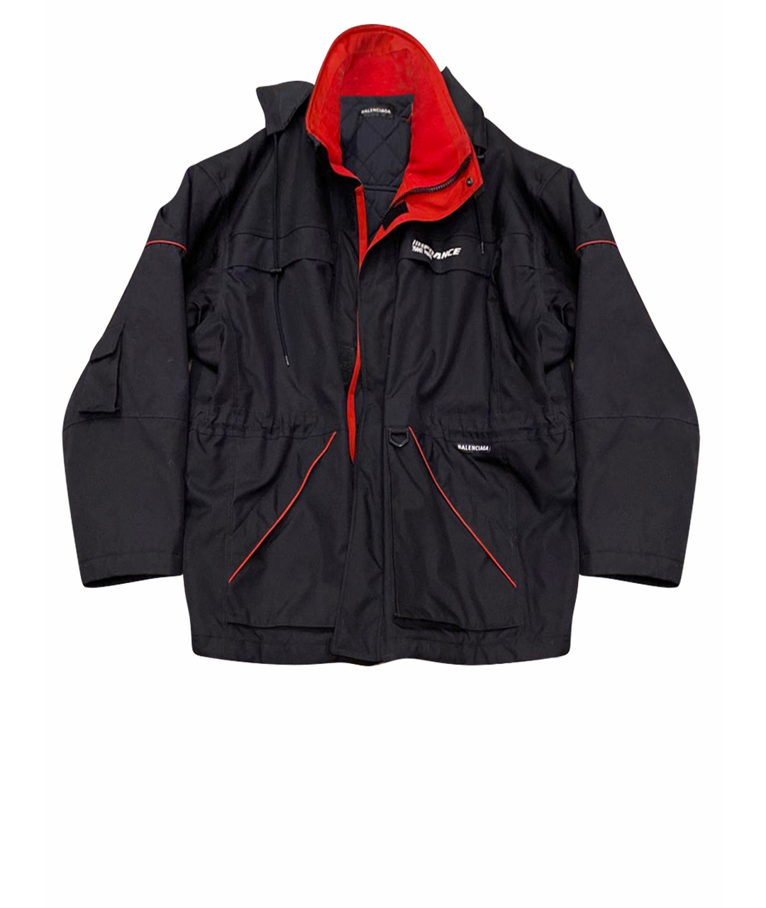 BALENCIAGA Черная полиэстеровая куртка, фото 1