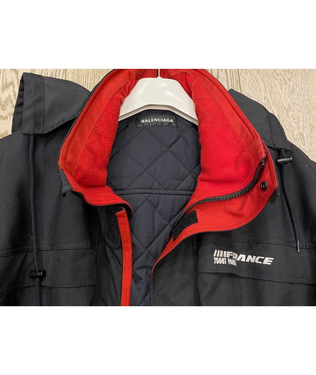 BALENCIAGA Черная полиэстеровая куртка, фото 3