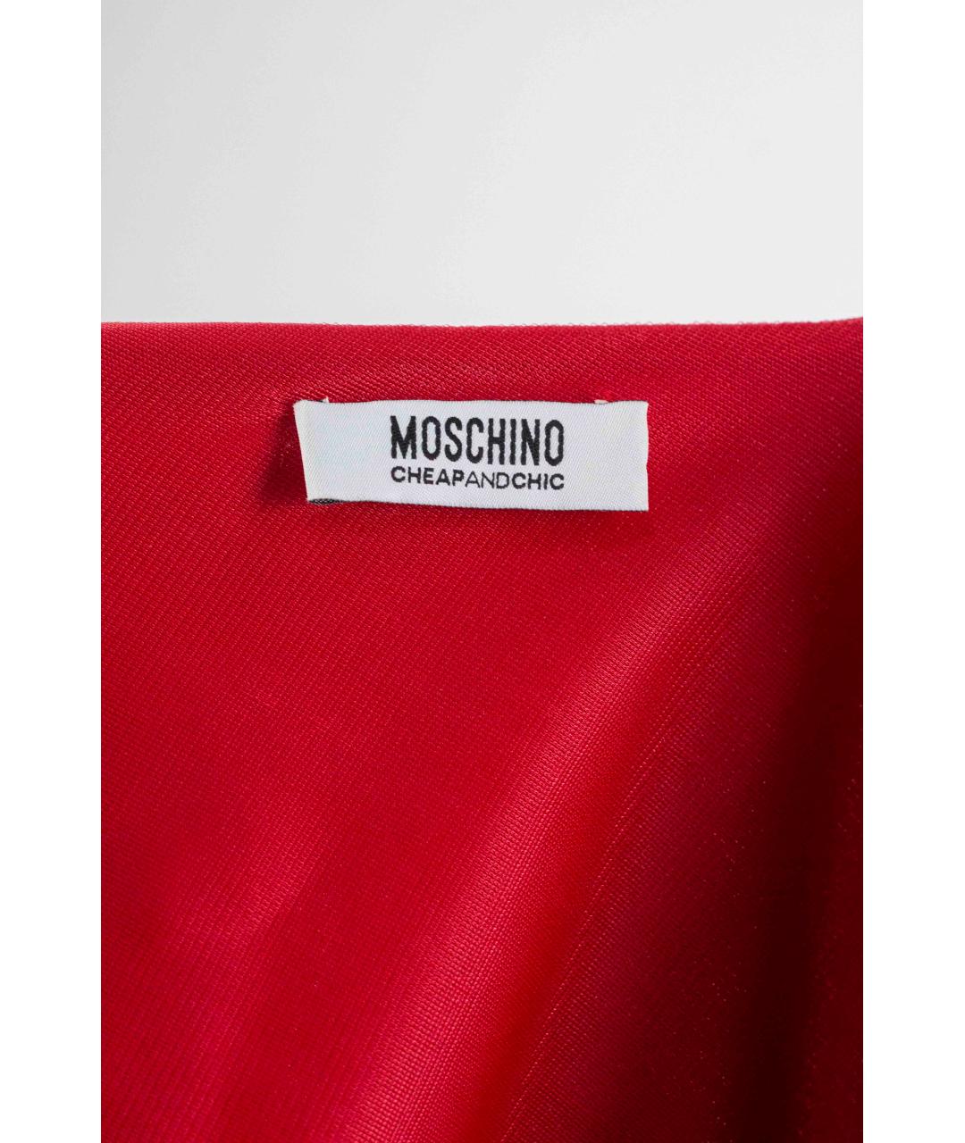 MOSCHINO Красное коктейльное платье, фото 3