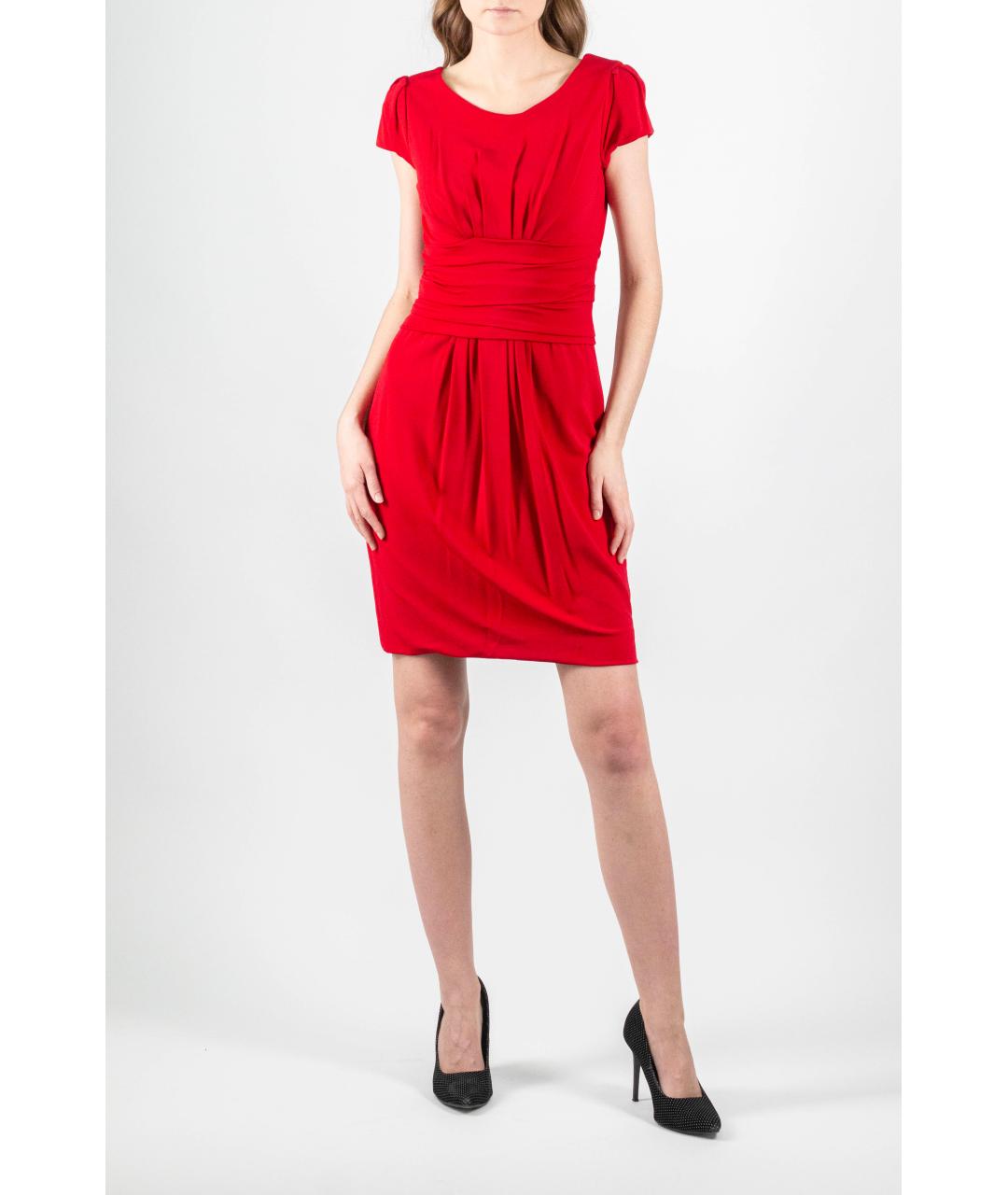 MOSCHINO Красное коктейльное платье, фото 8