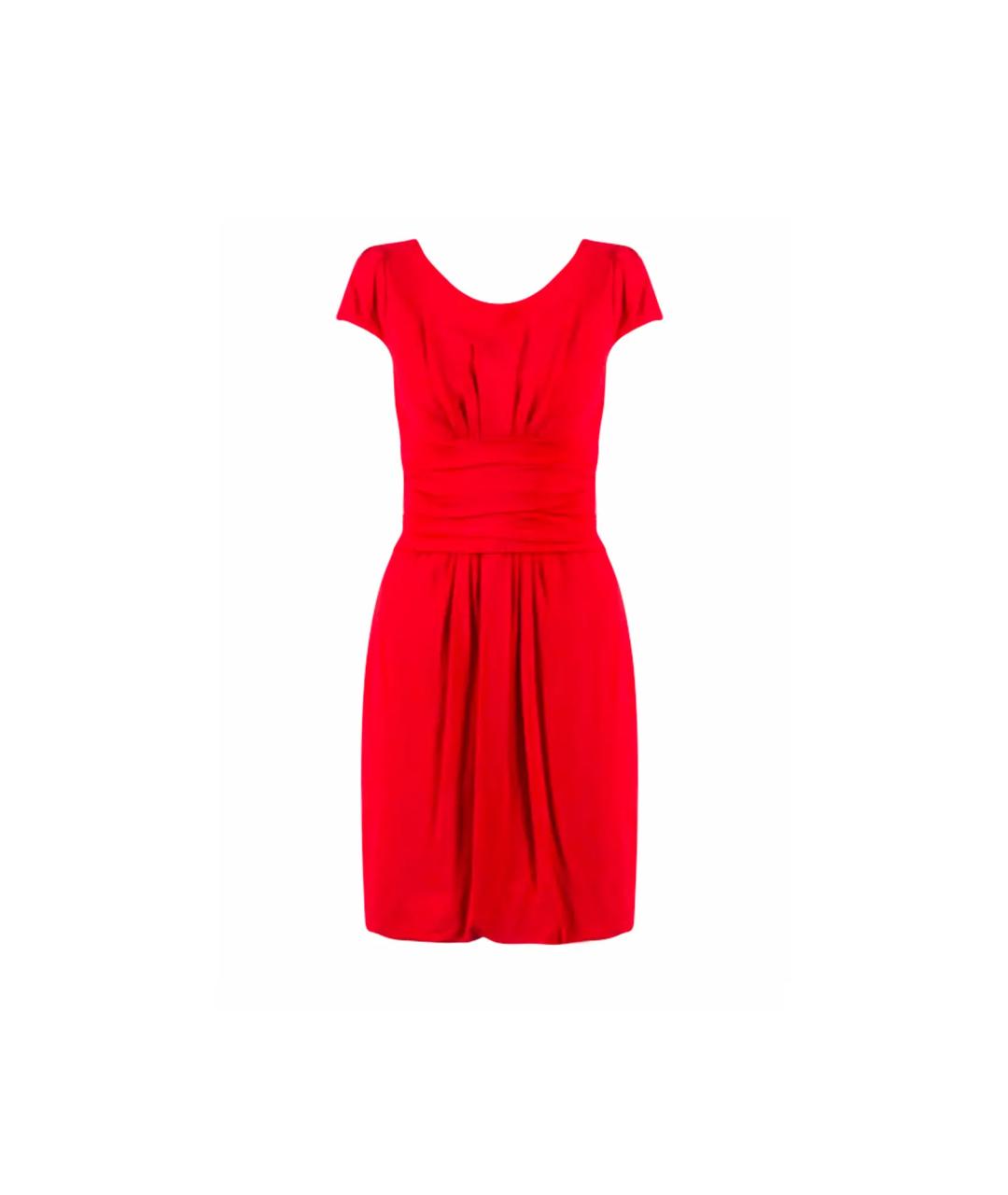 MOSCHINO Красное коктейльное платье, фото 1