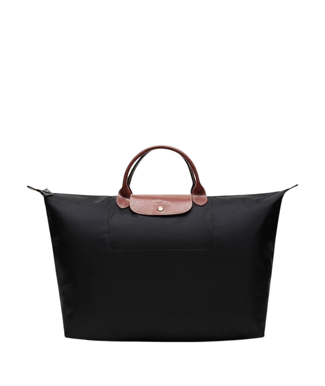 LONGCHAMP Черная сумка тоут, фото 1