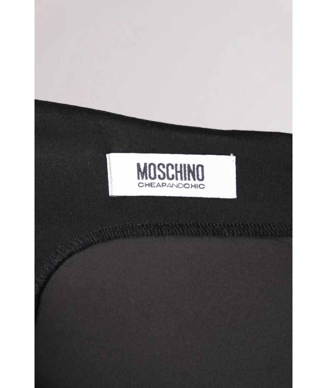 MOSCHINO Черное коктейльное платье, фото 3