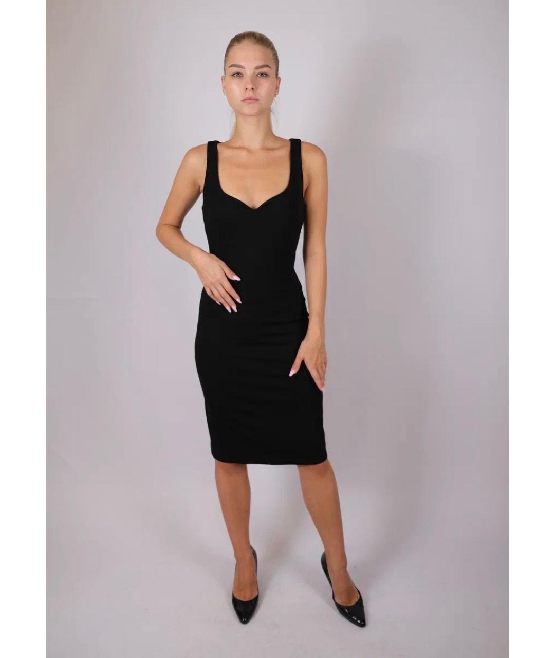 MOSCHINO Черное коктейльное платье, фото 7