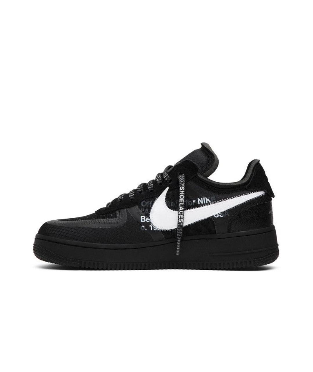 NIKE Черные низкие кроссовки / кеды, фото 3