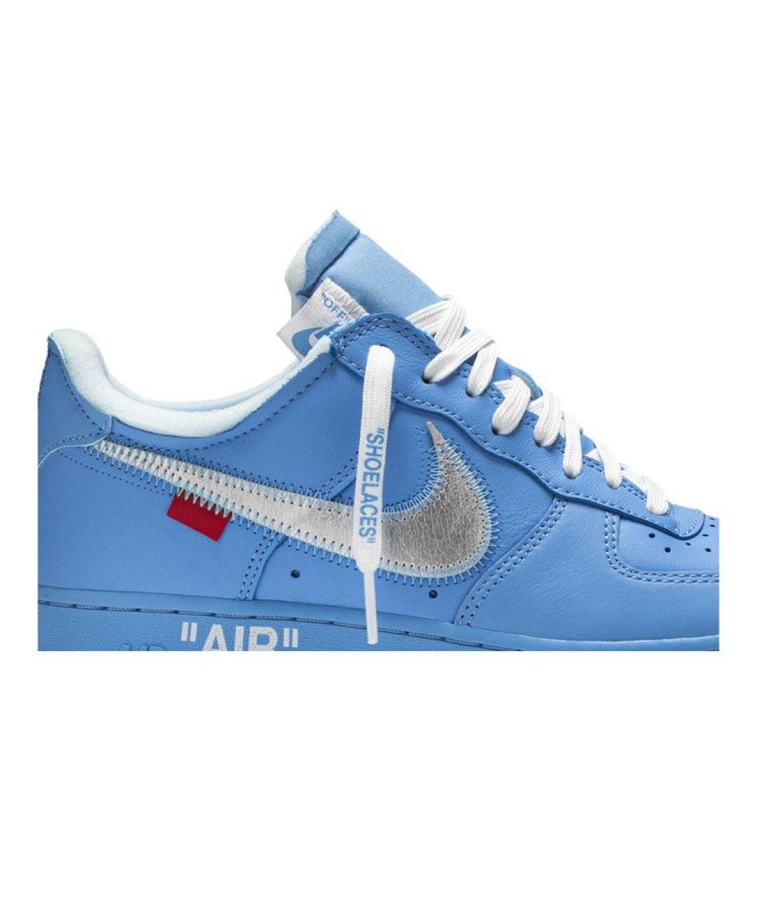NIKE Голубые низкие кроссовки / кеды, фото 2