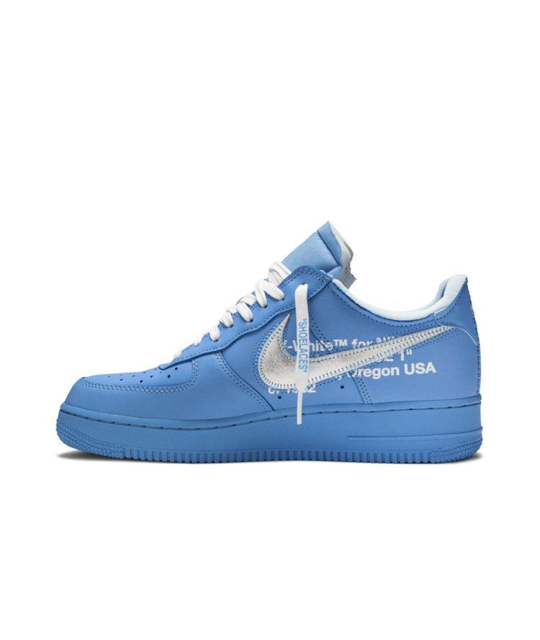 NIKE Голубые низкие кроссовки / кеды, фото 3