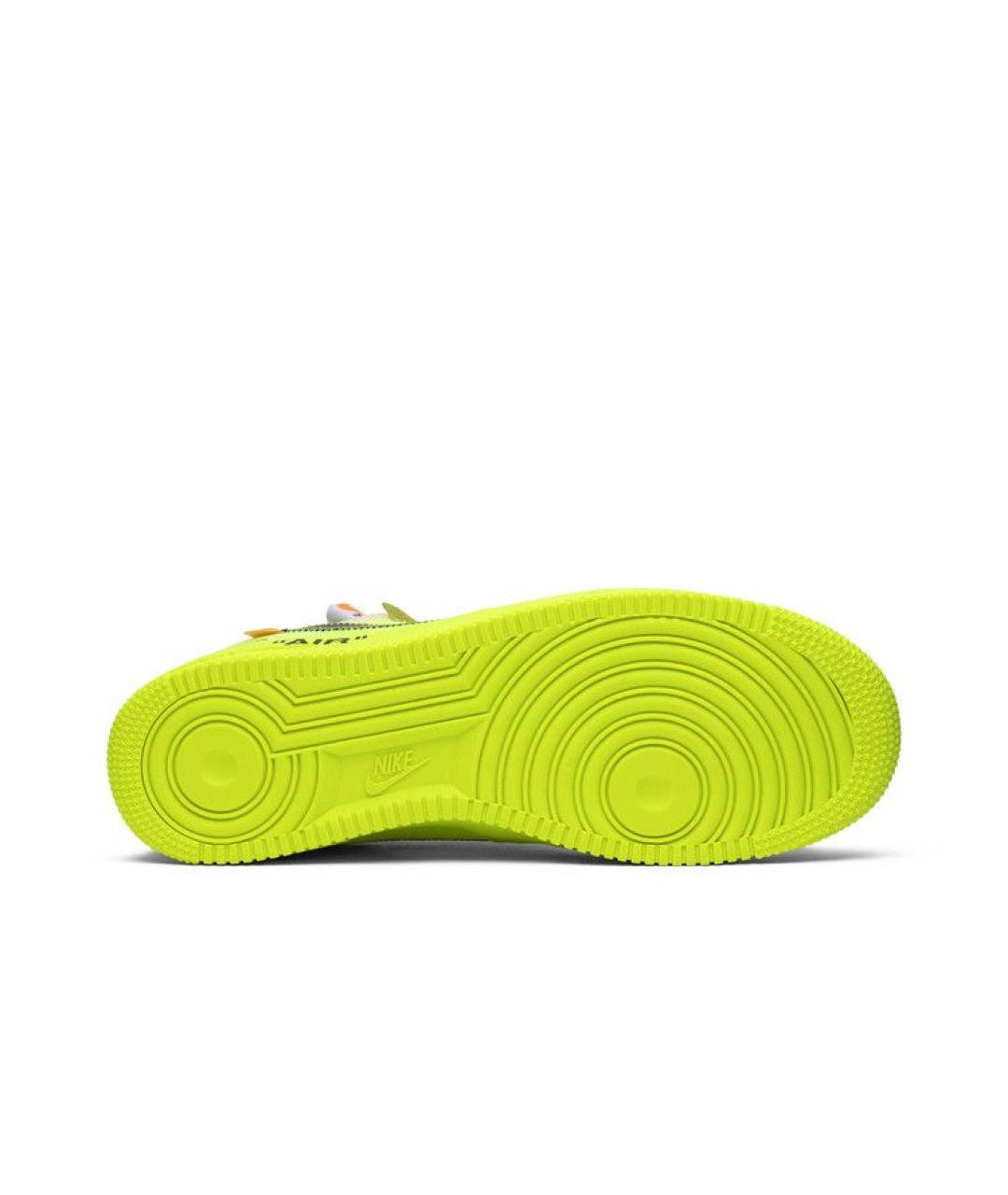 NIKE Салатовые низкие кроссовки / кеды, фото 4