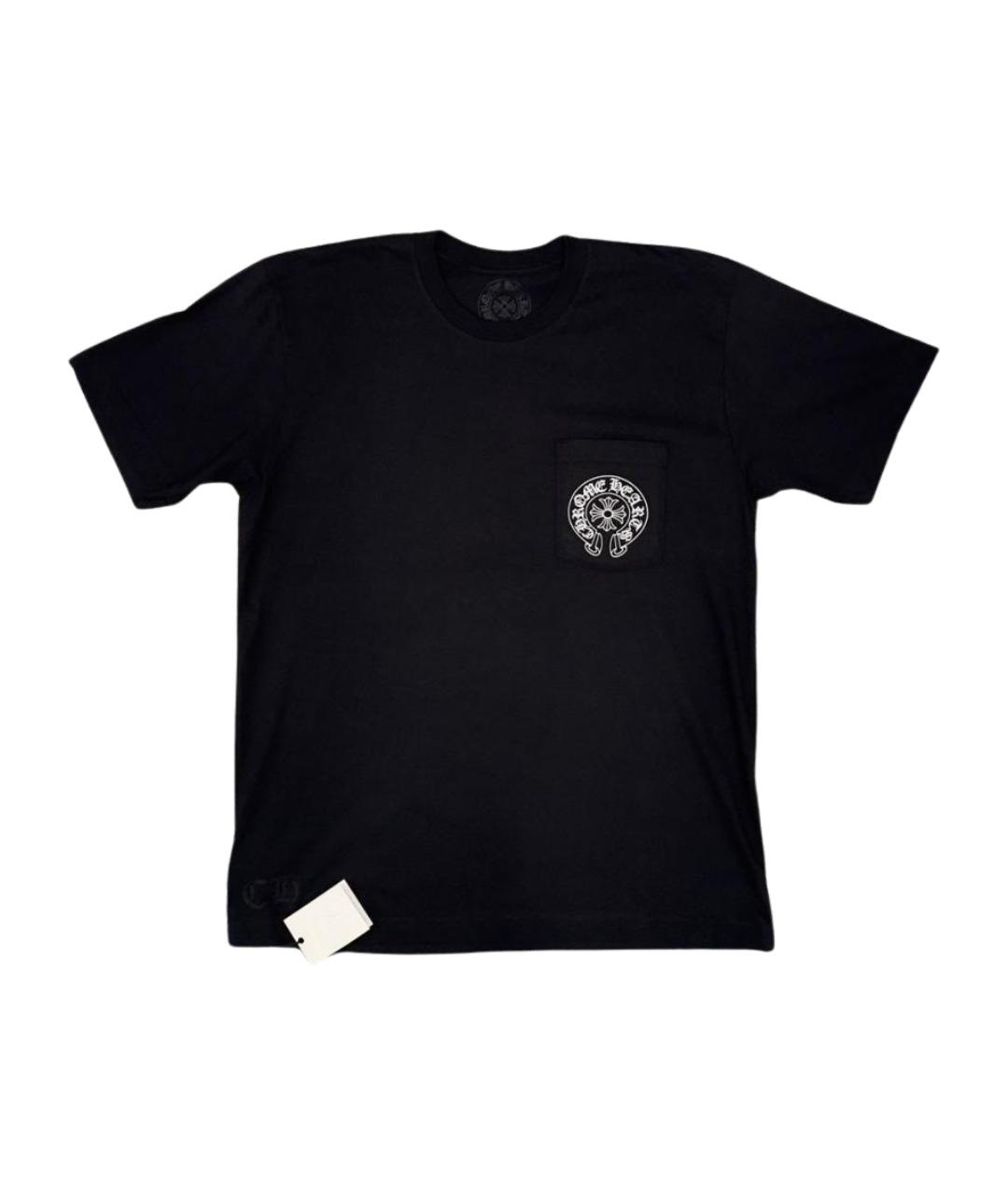 CHROME HEARTS Черная хлопковая футболка, фото 1